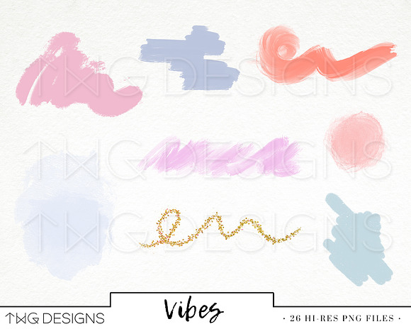Pastel Fun Vibes Fashion Clip Art in Illustrations - product preview 3
