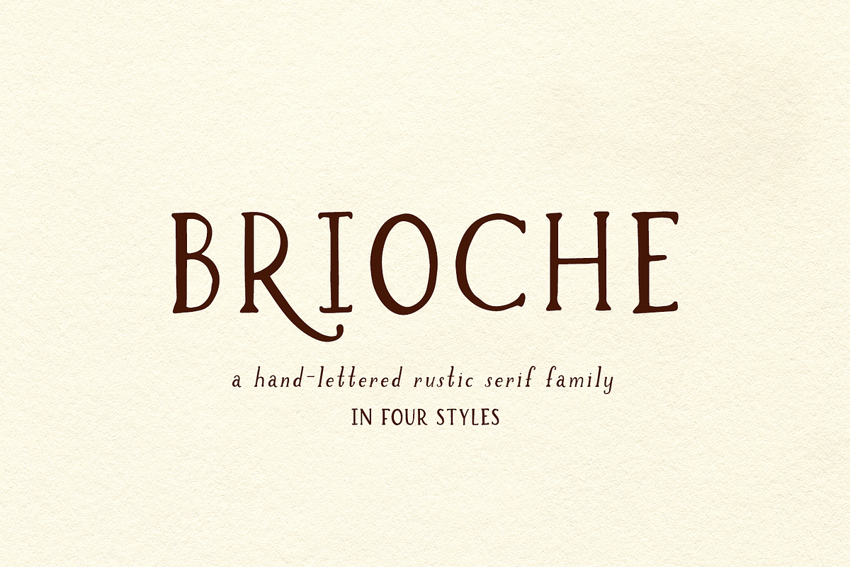 Brioche Rustic Serif Font Family in Serif Fonts - product preview 8