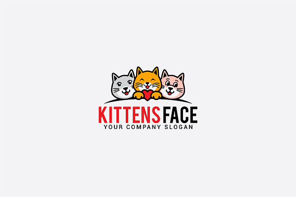 kittens face logo