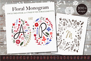 Floral Monograms Megapack
