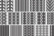 26 vector seamless patterns