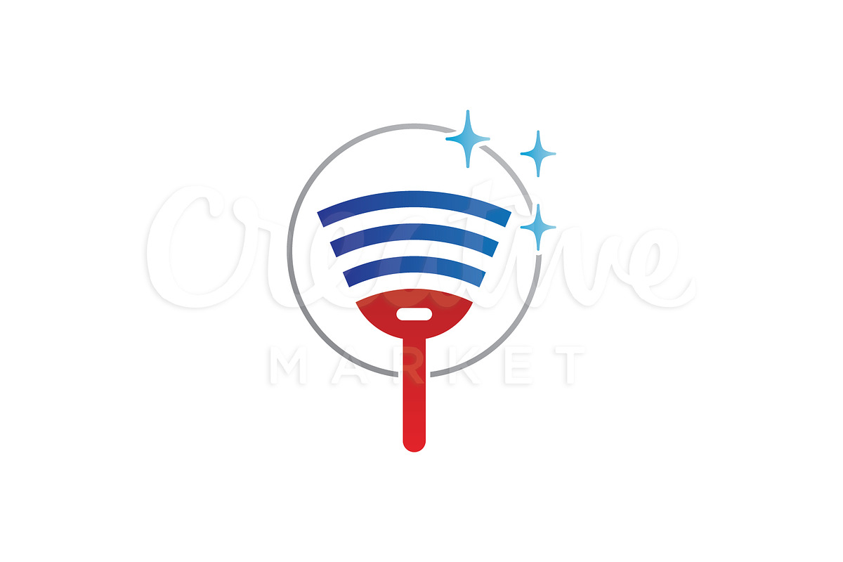 Broom Logo in Logo Templates - product preview 8