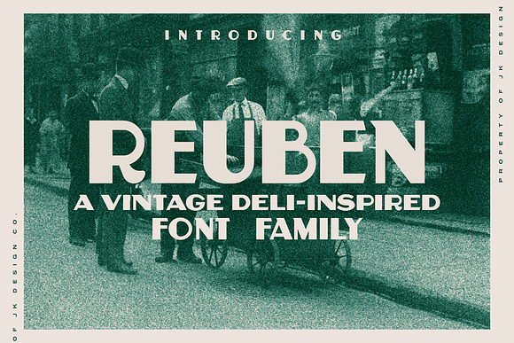 Reuben - A Vintage Display Font in Display Fonts - product preview 5