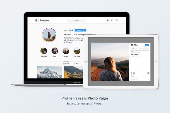 Instagram Social Media Template Pack in Instagram Templates - product preview 5