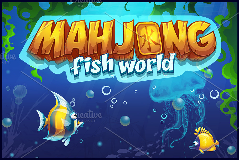 Mahjong Fish World Game Kit in Illustrations - product preview 8