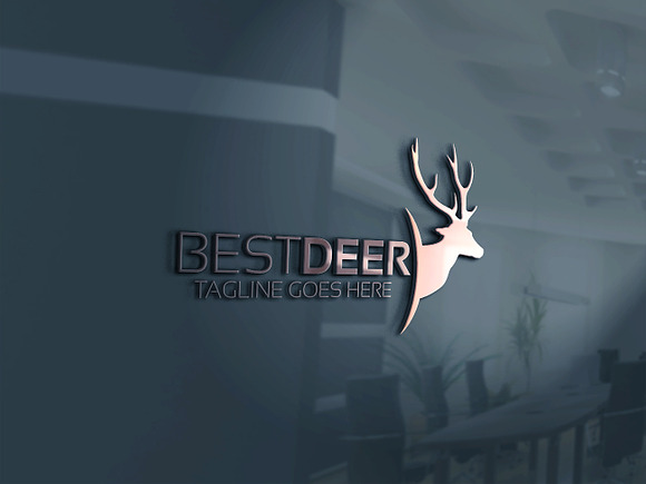 Deer in Logo Templates - product preview 1