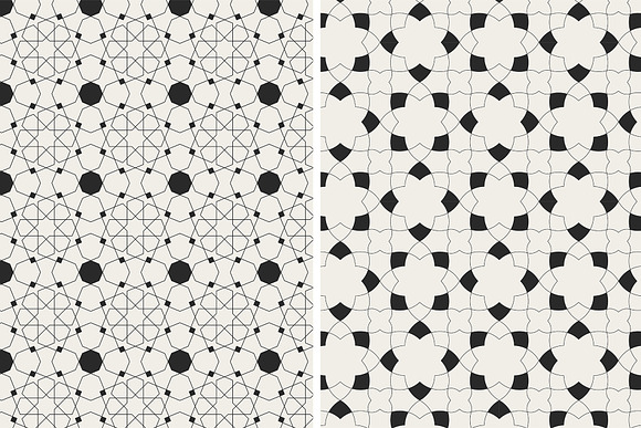 Set of traditional Arabian patterns in Patterns - product preview 4
