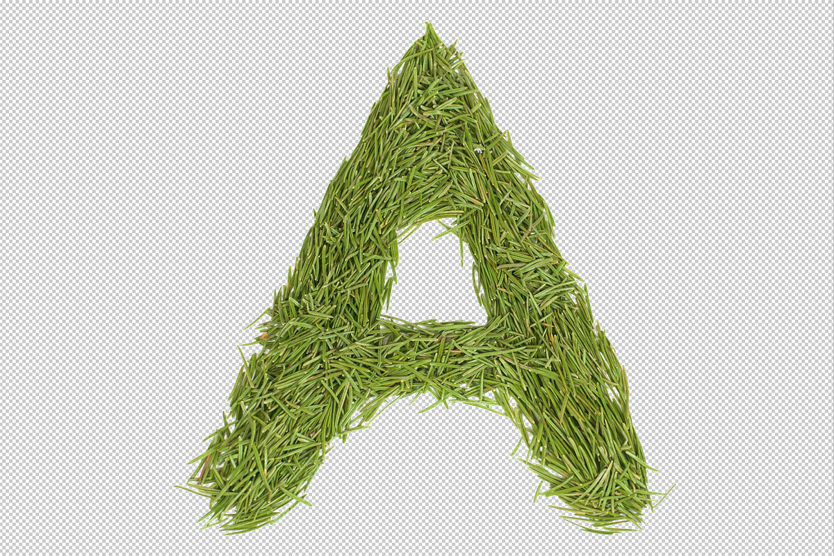 Green font alphabet A-Z in Symbol Fonts - product preview 8
