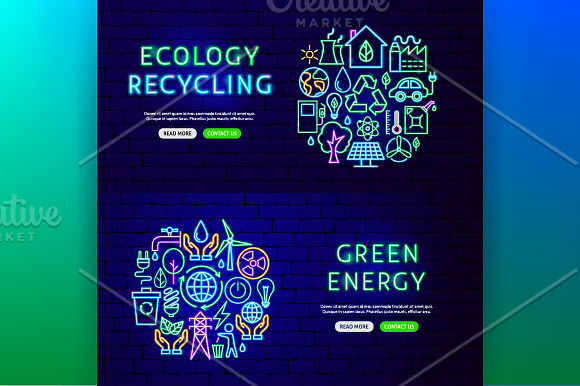 Ecology Neon in Icons - product preview 5