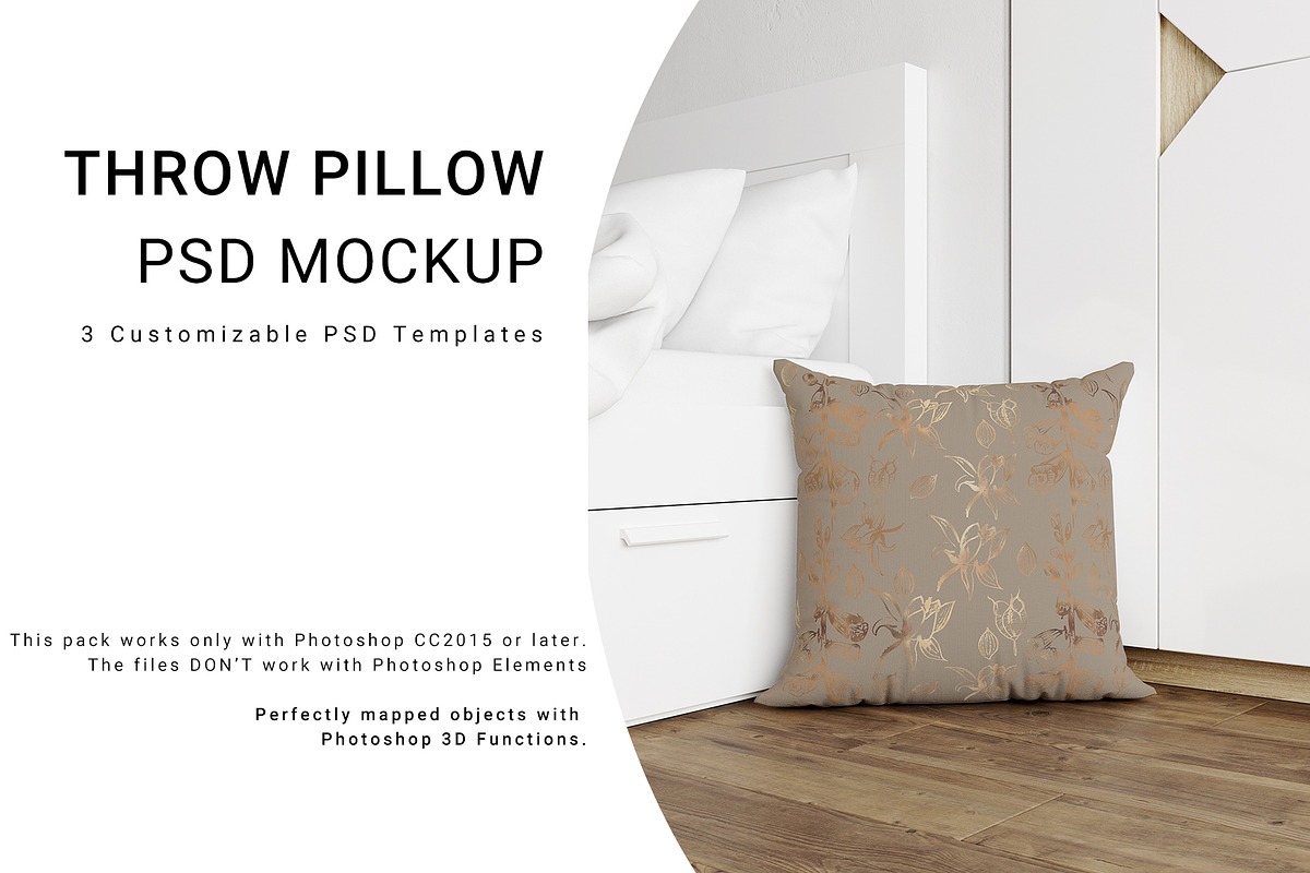 Throw Pillow Set in Product Mockups - product preview 8