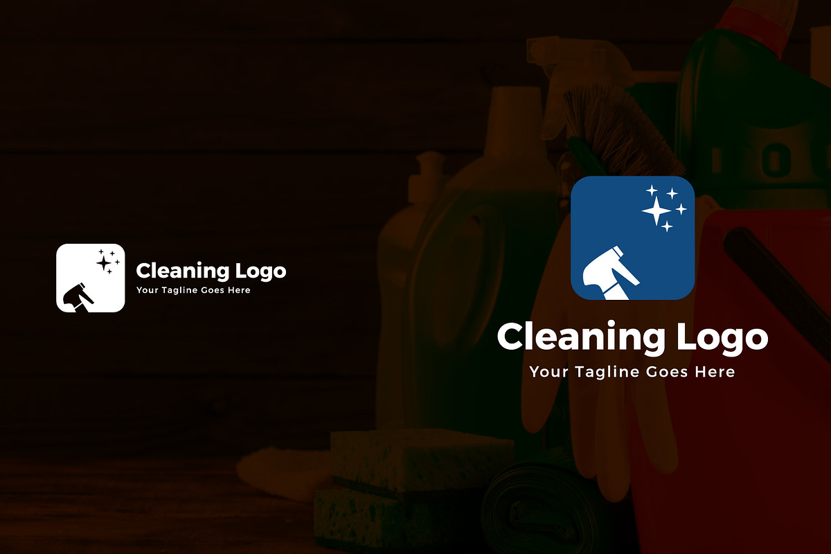 Cleaning Logo in Logo Templates - product preview 8