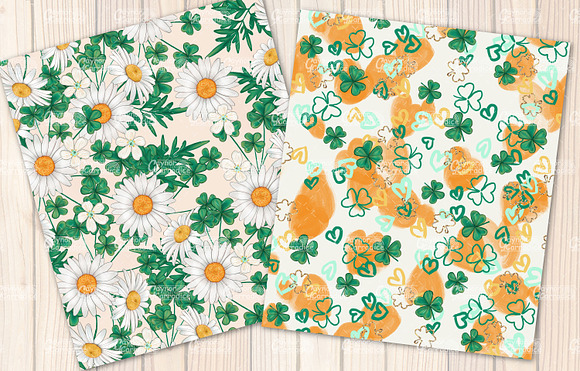 St Patricks Day Seamless Patterns in Patterns - product preview 3