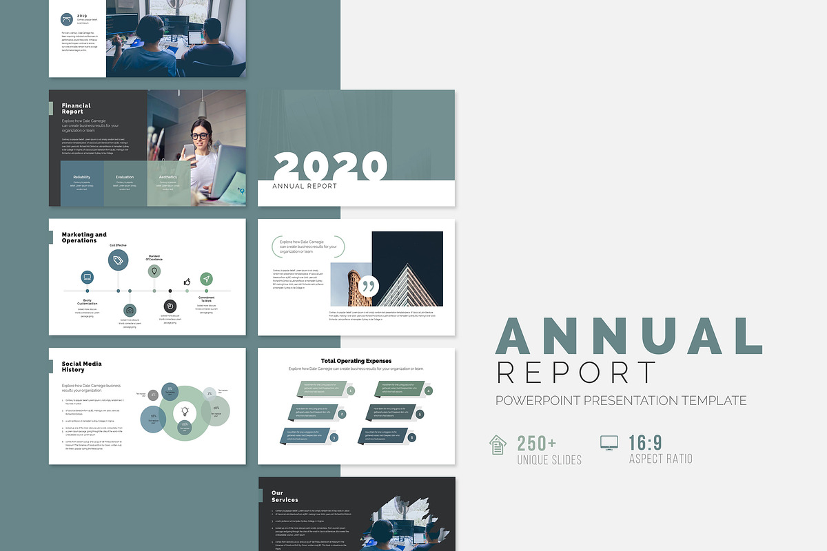 Annual Report PowerPoint in PowerPoint Templates - product preview 8