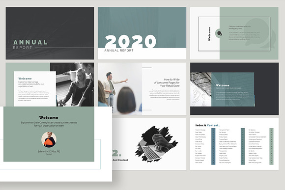 Annual Report PowerPoint in PowerPoint Templates - product preview 2