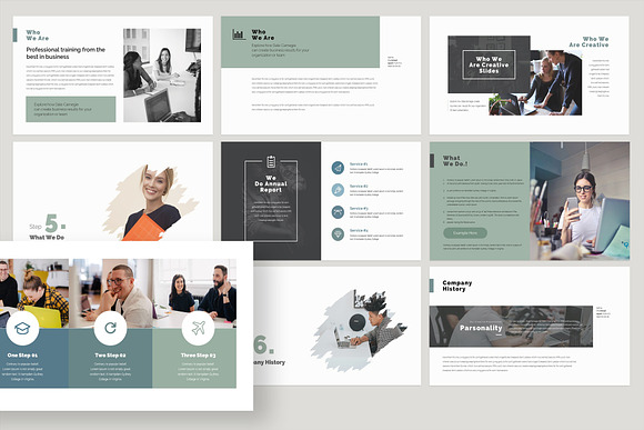 Annual Report PowerPoint in PowerPoint Templates - product preview 4