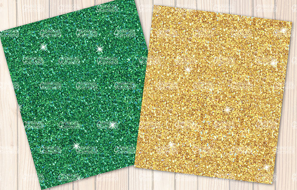 St Patricks day Seamless Glitters in Textures - product preview 1