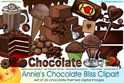 Chocolate Bliss Clipart
