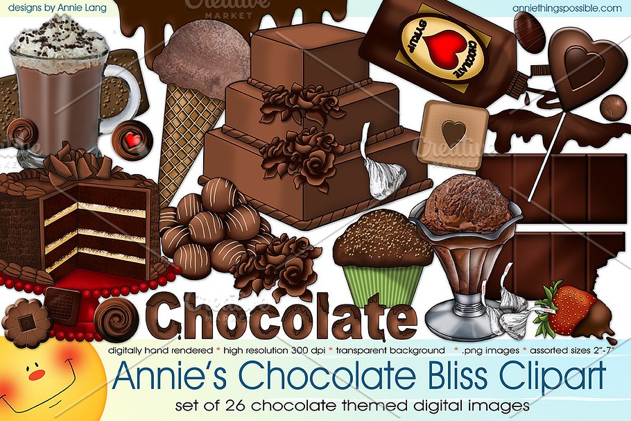 Chocolate Bliss Clipart