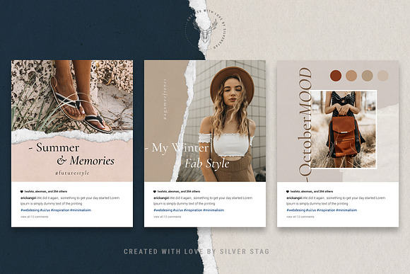 #InstaBabe - Canva Posts & Stories in Instagram Templates - product preview 21