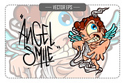 Vector Angel Smile Illustration