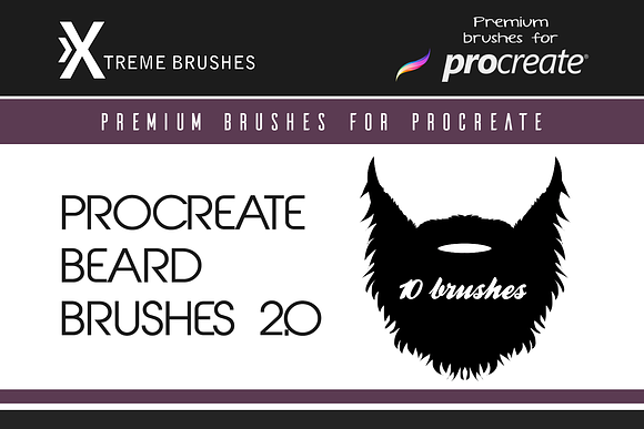 Procreate Beard Brushes 2.0 in Add-Ons - product preview 1