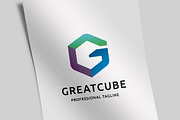 Great Cube Letter G Logo