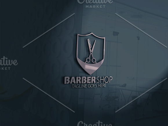 Barber Shop Logo in Logo Templates - product preview 2