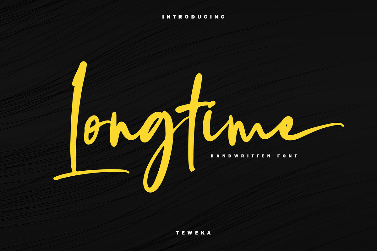 Longtime in Script Fonts - product preview 8