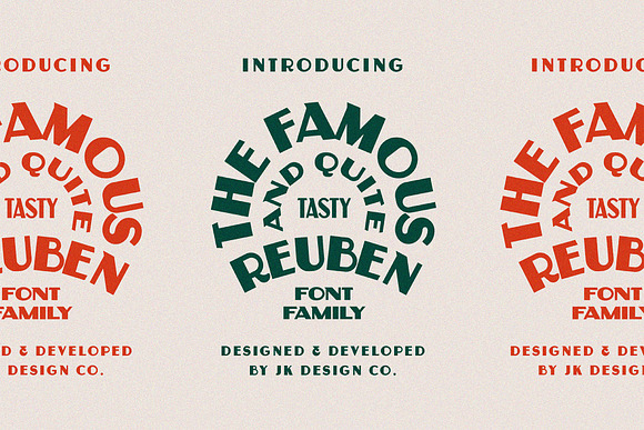 Reuben - A Vintage Display Font in Display Fonts - product preview 6