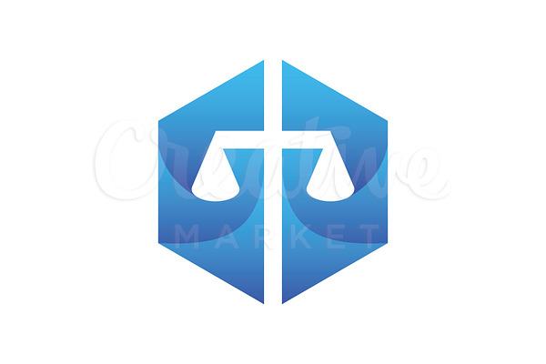 Hexagon Lawyer Logo