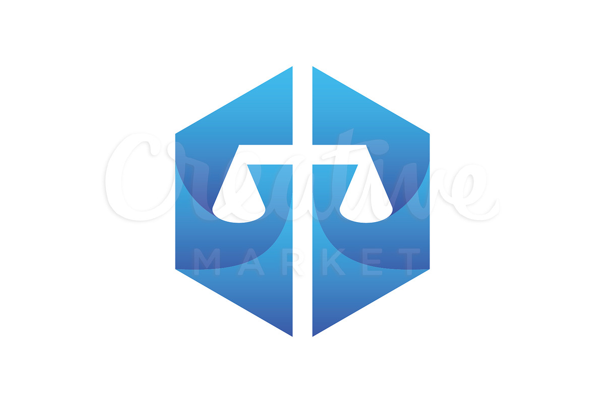 Hexagon Lawyer Logo in Logo Templates - product preview 8