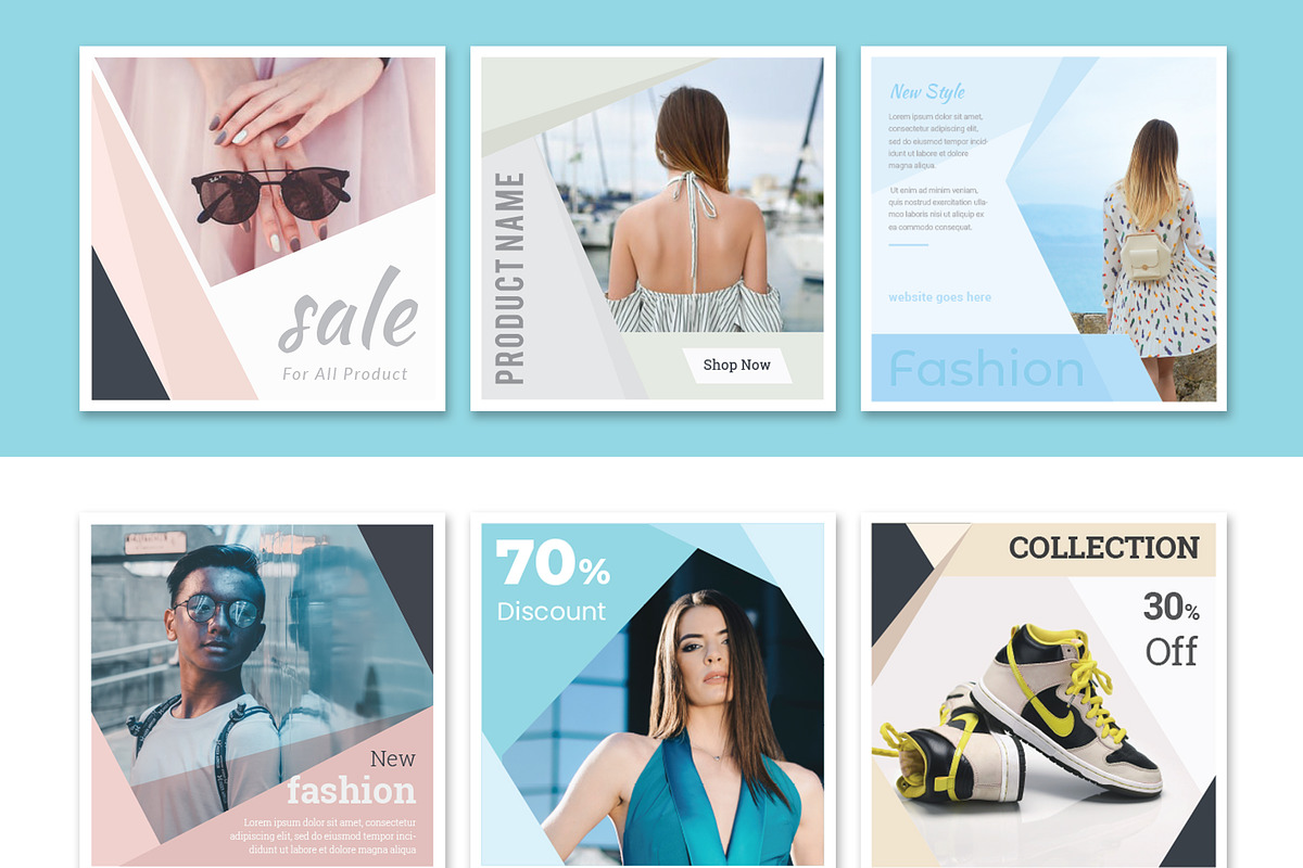 Sale Social Media Pack in Instagram Templates - product preview 8