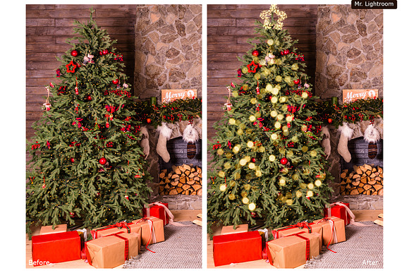 60 Christmas Gold Bokeh Overlays in Add-Ons - product preview 7