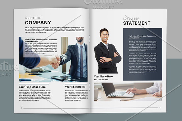 Business Brochure - 16 Page V983 in Brochure Templates - product preview 3
