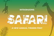 Safari Silhouette Font