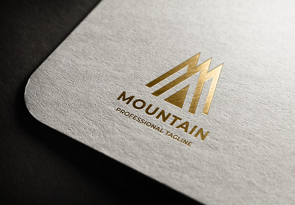 Mountain Letter M Logo in Logo Templates - product preview 1