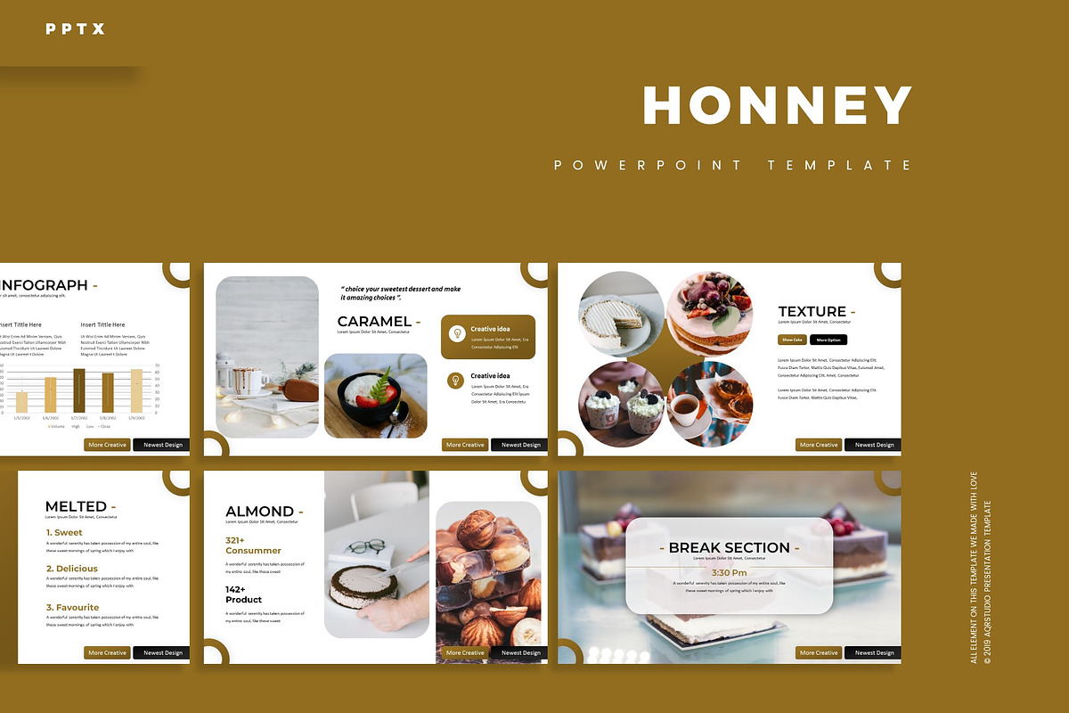 Honney - Powerpoint Template in PowerPoint Templates - product preview 8