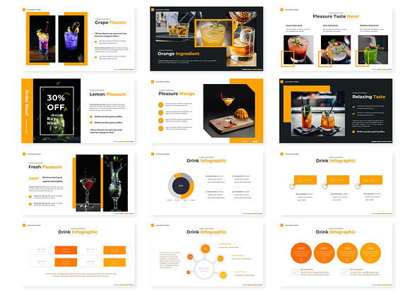FoodHolic - Powerpoint Template in PowerPoint Templates - product preview 2