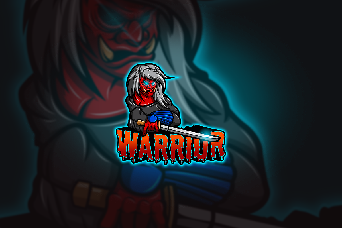 Warrior - Mascot & Esport Logo in Logo Templates - product preview 8