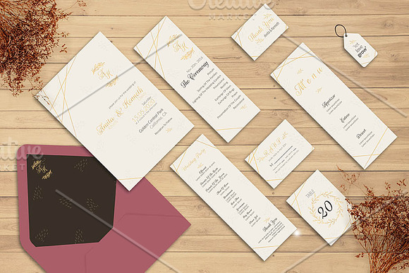 Simply Elegant Wedding Invitation in Wedding Templates - product preview 3