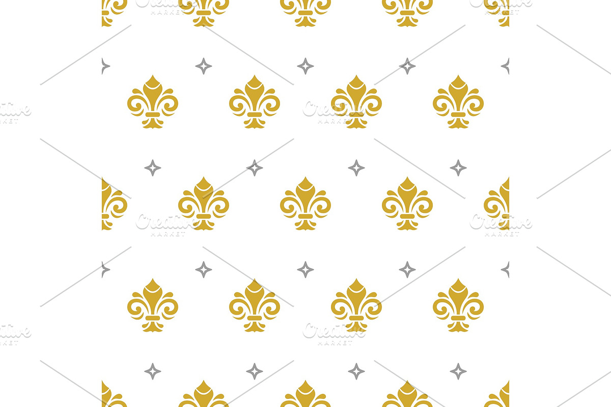 Seamless Vector Pattern With Royal in Patterns - product preview 8