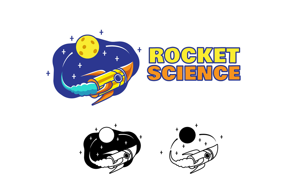 Rocket Science - Mascot & Esport Log in Logo Templates - product preview 8