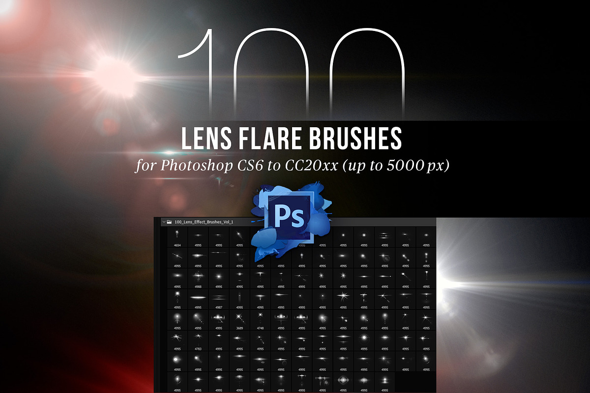 100 Lens Effect Brushes for PS Vol 1 in Add-Ons - product preview 8