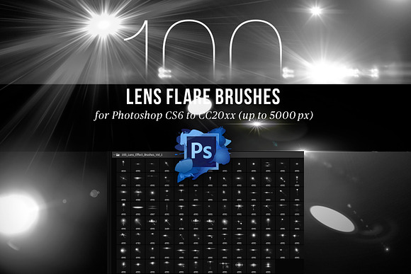 100 Lens Effect Brushes for PS Vol 1 in Add-Ons - product preview 1