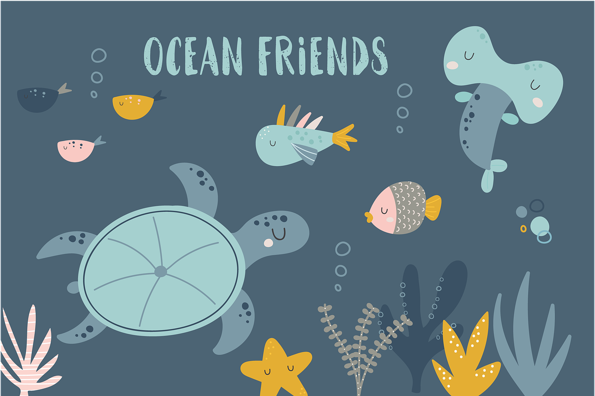 Ocean Friends in Illustrations - product preview 8