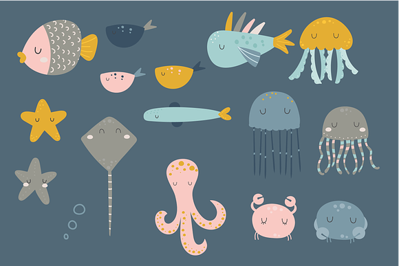 Ocean Friends in Illustrations - product preview 1