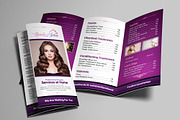 Beauty Salon Trifold Brochure