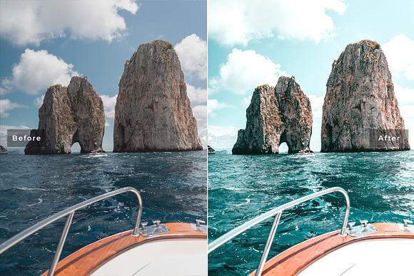 Capri Lightroom Presets Pack in Add-Ons - product preview 4