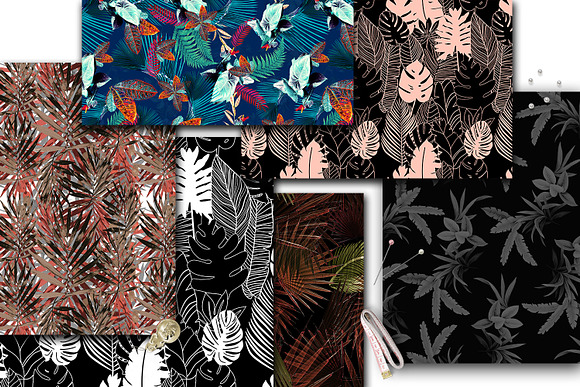 Leaves | 10 Seamless pattern in Patterns - product preview 5