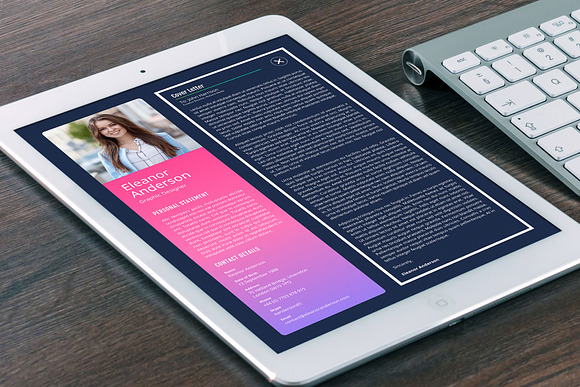 Cover Letter & Resume Template in Letter Templates - product preview 2